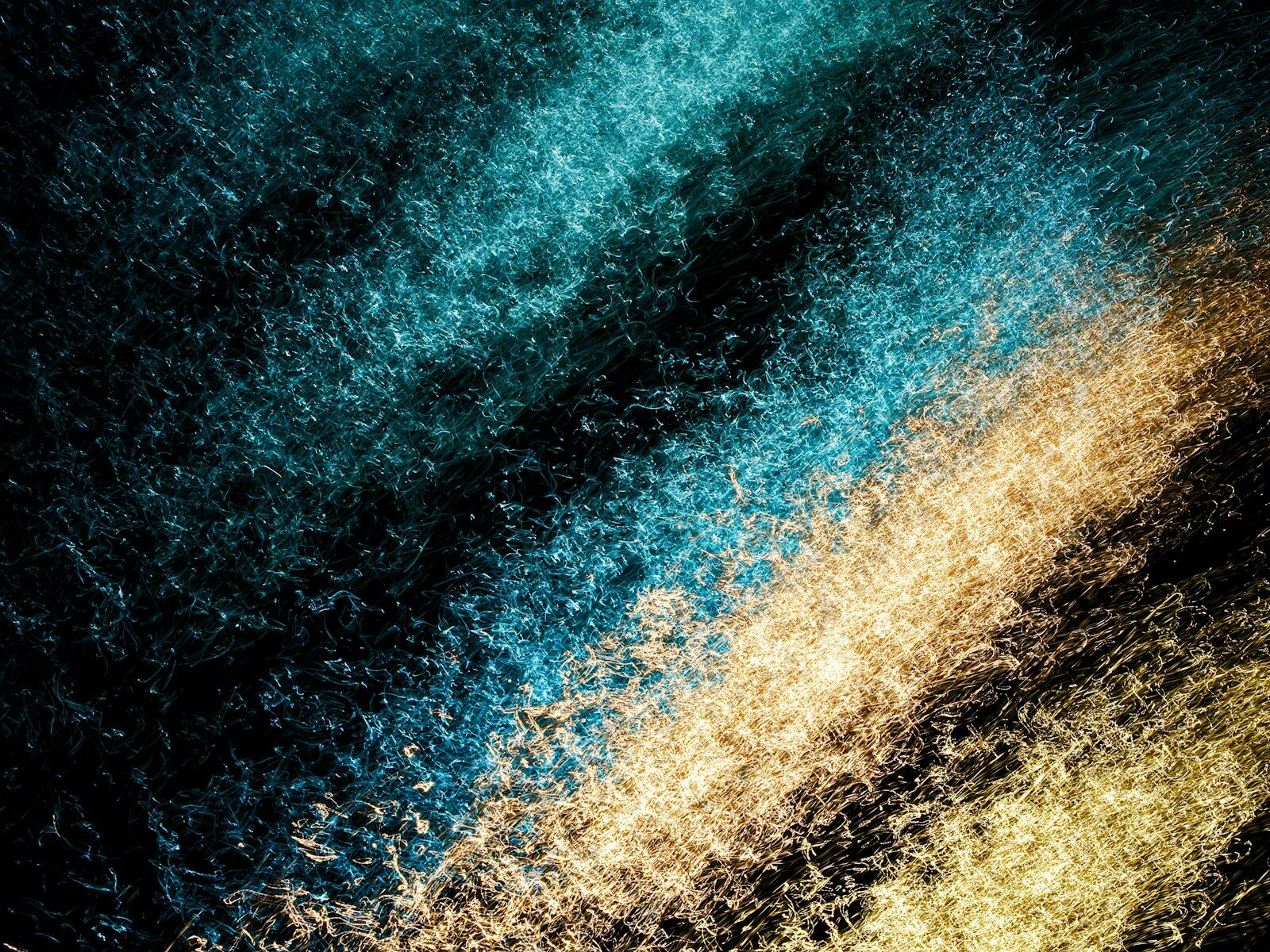 Abstract textured background with blue and yellow stripes
